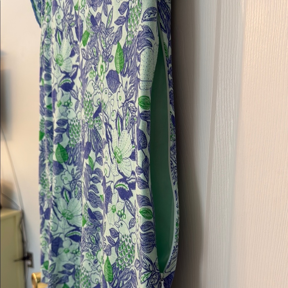 Vineyard Vines Blue and Green Floral Dress - Picture 4 of 6